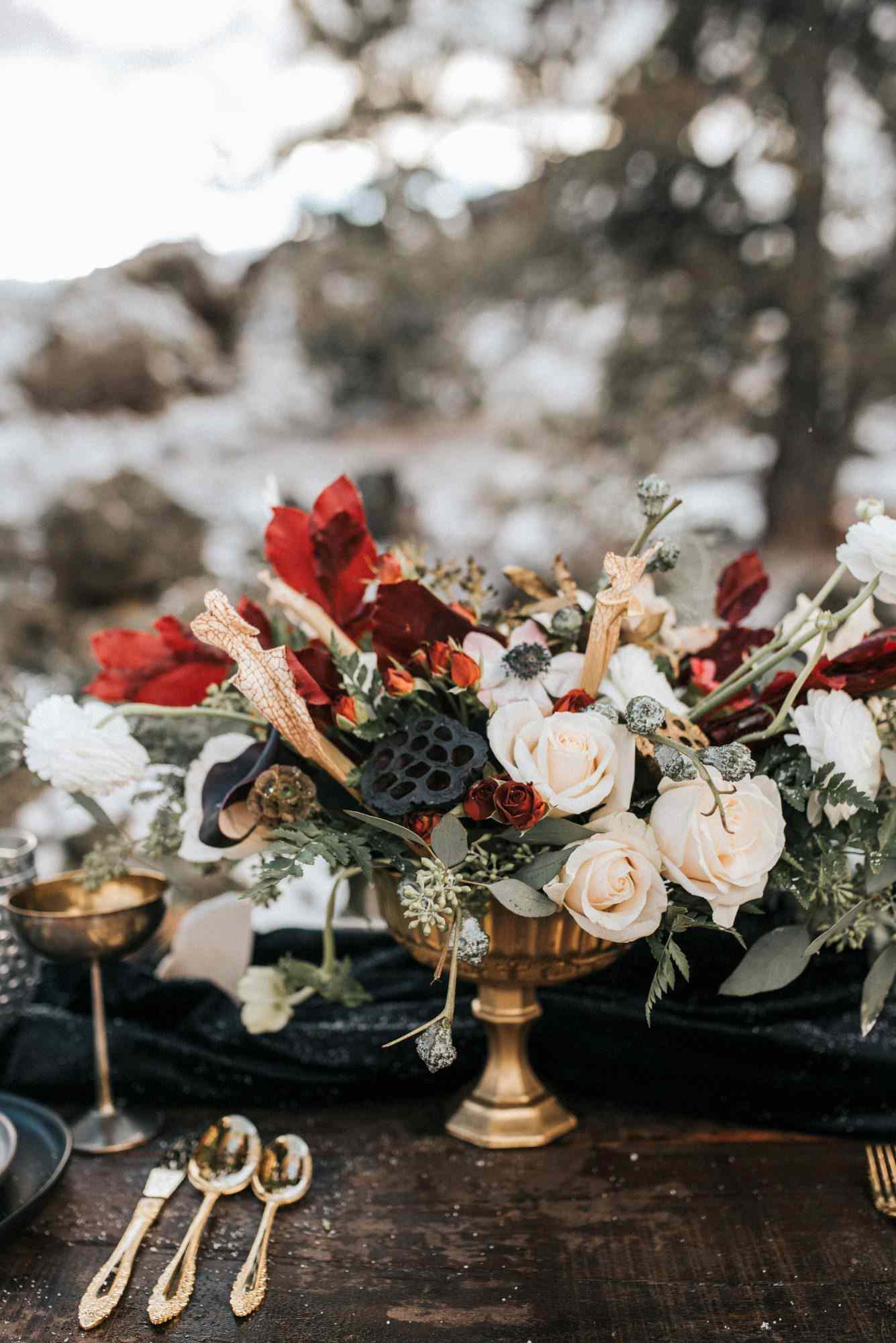 Decorate with Flowers in Winter